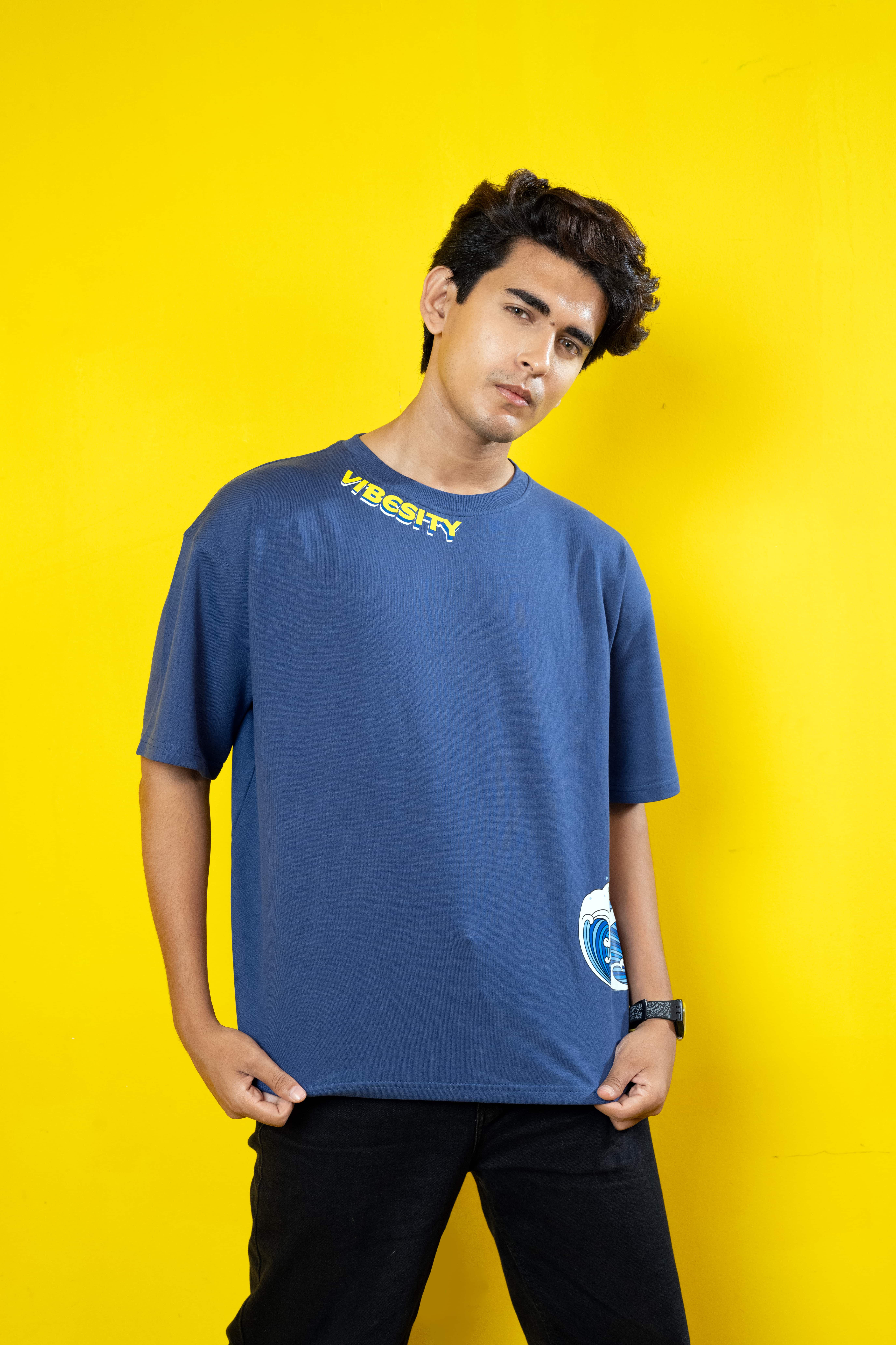 Kagawa Wave Oversized Tee view 2