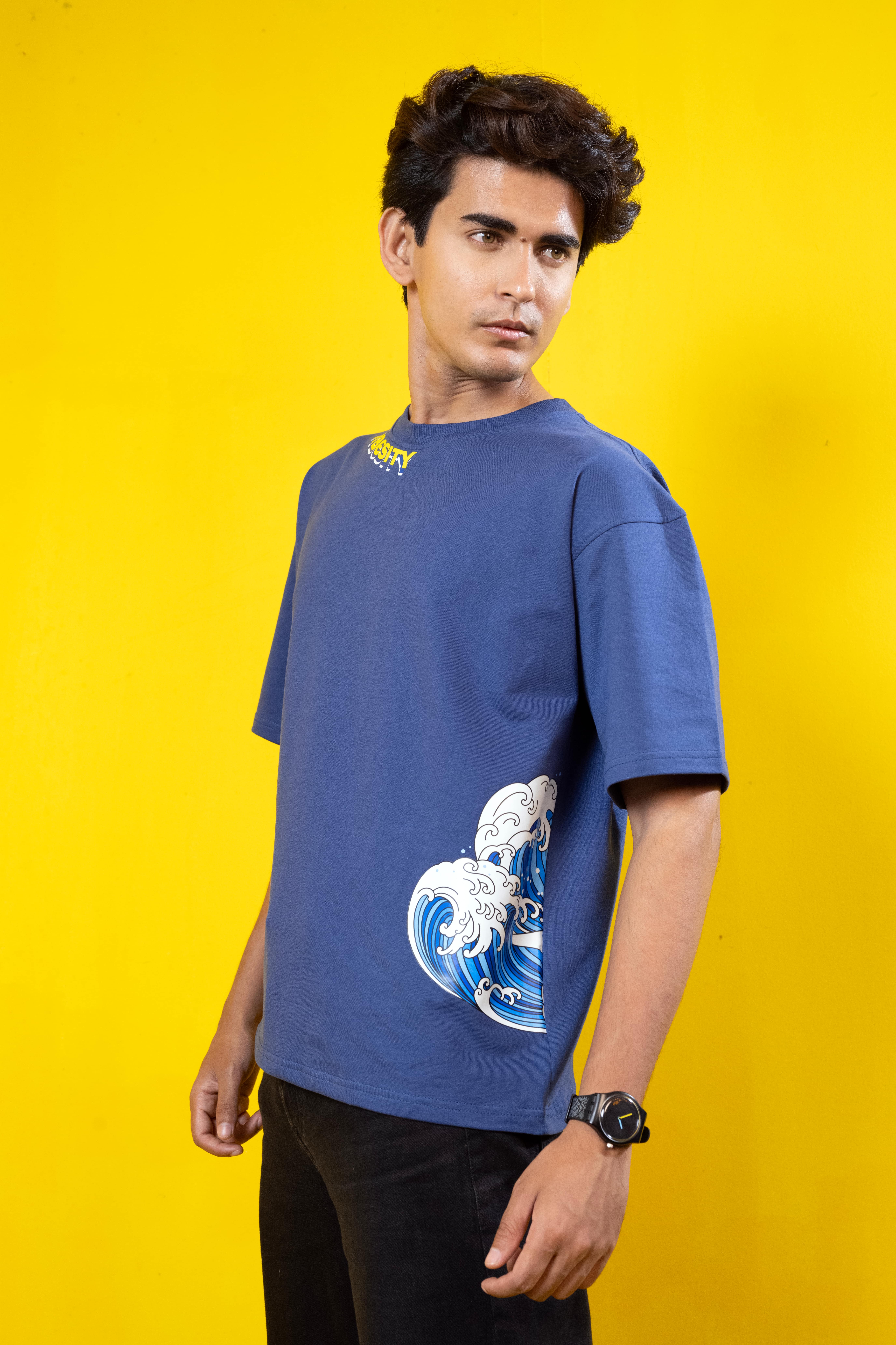 Kagawa Wave Oversized Tee view 3